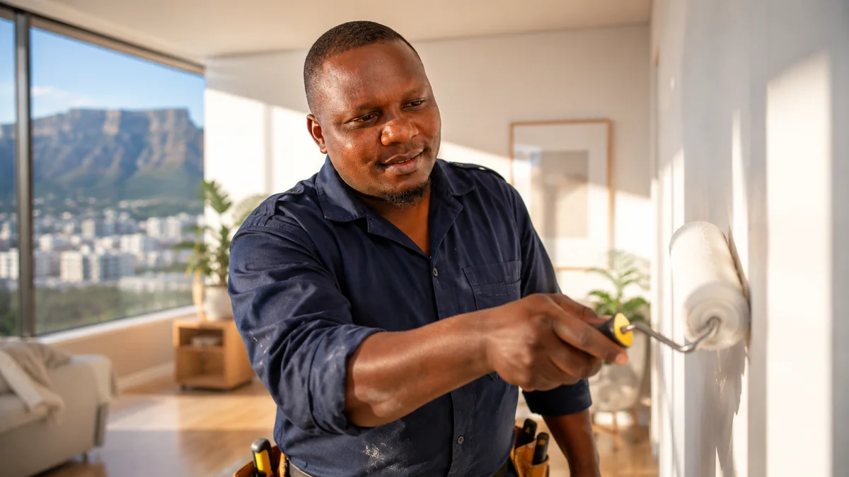 TaksTech handyman completing a job in Cape Town