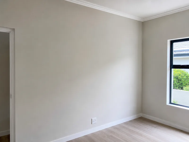 Freshly plastered and remodeled interior in Cape Town